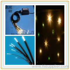 PMMA Jacket Single Optic Fiber with end glow for lighting