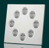 8 windows aluminum photo frame