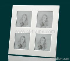 High Quality Aluminum Photo Frame with MDF and black velvet back and stand