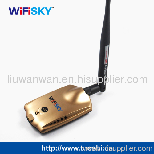 High power 1000mW RTL 8187L usb wifi adapter /wireless usb adapte for desktop /laptop