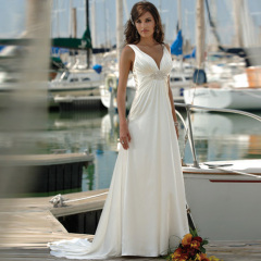 discount beach wedding dress