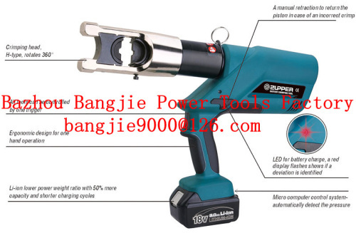 Battery Powered crimping tool 16-400mm2