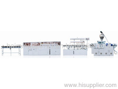 wood plastic pvc production line