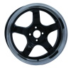 ALLOY WHEEL black machine lip