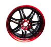 Alloy Wheel RED LINE BLACK