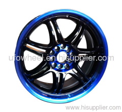 Alloy Wheel RED LINE BLACK