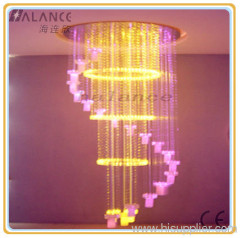 Optic Fibre Crystal Pendant light