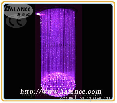 twinkle fiber optical chandelier light with crystal fitting