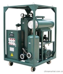 Hydraulic oil filtering machine/Lube oil water removal plant, lubricant oil dehydration machine TYA