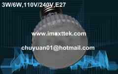 LED bulbs 6W 110V 240V