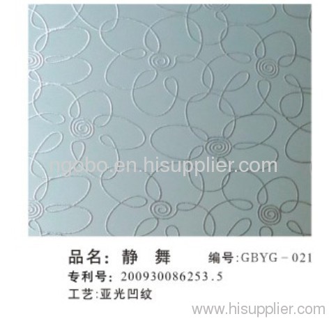 Acid etched glass GBYG-021B