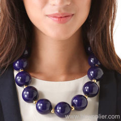 Wholesale Women's Fashion Jewellery Chunky Beaded Necklace For 2013