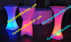 shanghai wholesale nightclub led illuminated bar furniture poseur table cheap