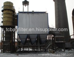 Cement plant kiln head dust collector filter