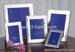 3.5x5" metal sliver plated tabletop frame