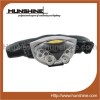 4white led+2red led headlamp