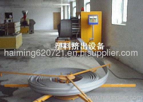 PVC-U large diameter hollow winding pipe production line