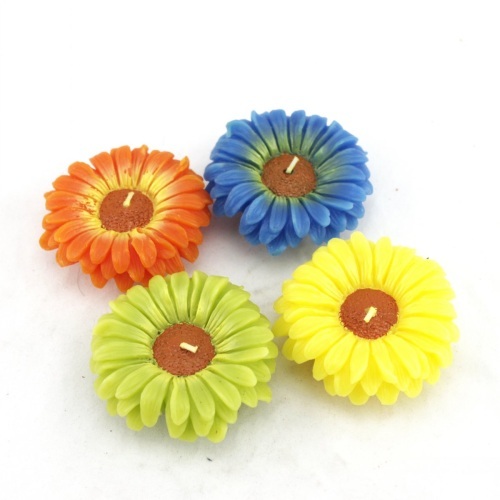 Colour Daisy Flower Craft Candle (RC-277)