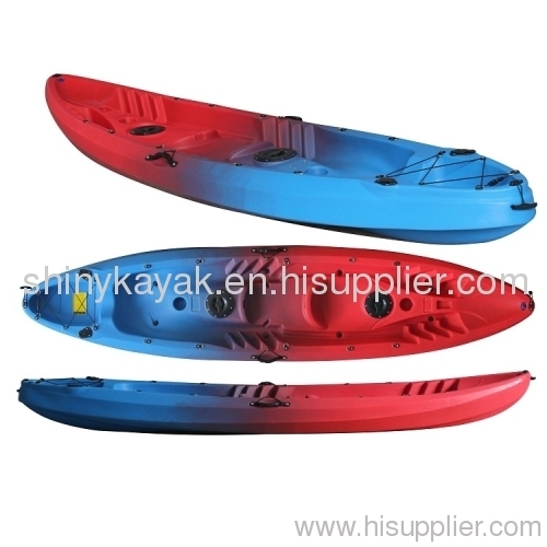 Plastic Sit On Top Sea triple Kayak fishing kayak family kayak