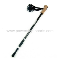 3 section carbon fiber telescopic skiing pole