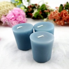 Blue Household Votive Pillar Craft Candle (RC-407)