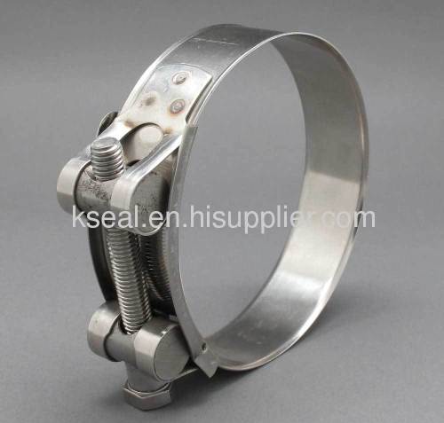 Single Bolt Heavy Duty Hose Clamp KM5X28