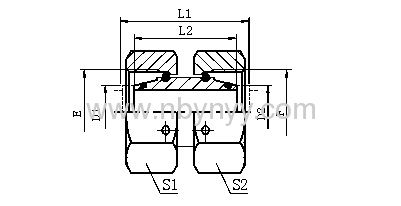 STRAIGHT TUBE ADAPTERS HYDRAULIC ADAPTER FITTING ELBOW PIPE