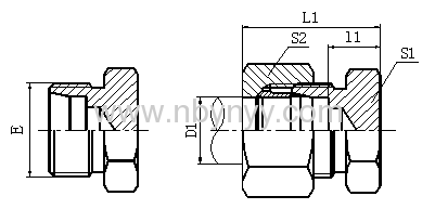 PLUG HYDRAULIC ADAPTER FITTING ELBOW PIPE FITTING