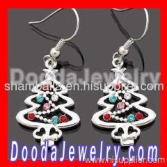 2012 Christmas tree earrings Swarovski Crystal