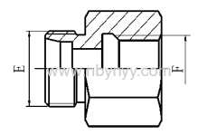 BSP FEMALE STUD FITTINGS HYDRAULIC ADAPTER FITTING ELBOW