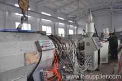 Huge caliber plastic pipe making machine