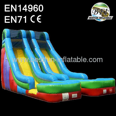 dual lane pool waterslide