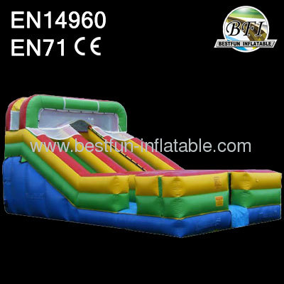 lighting storm dual lane inflatable slides