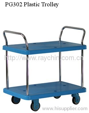 plastic platform trolley