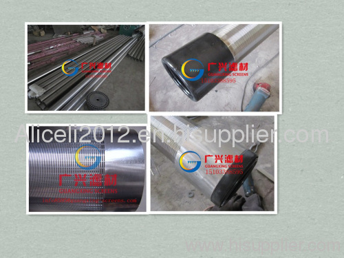 SS304,aperture0.5mm,wire wrap water well screen pipe (manufacturer)