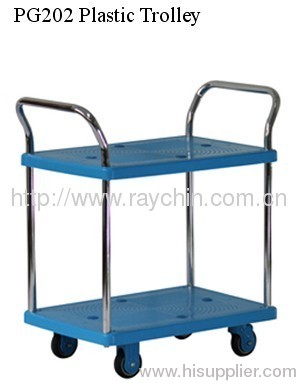 plastic platform trolley