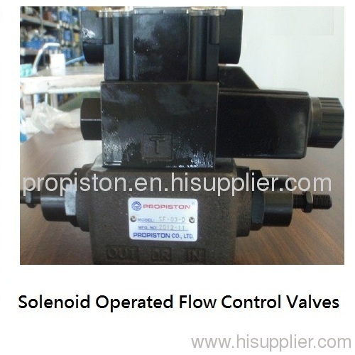 Solenoid Operated Flow Control Valves