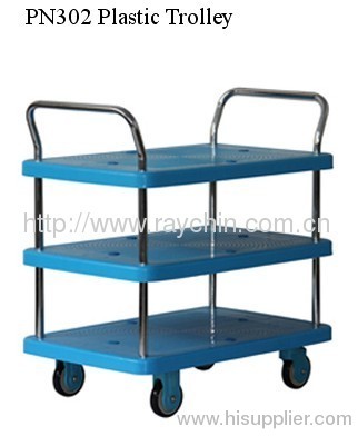 plastic platform trolley