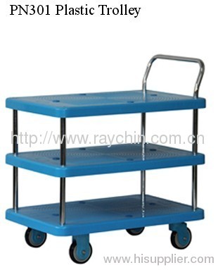 plastic platform trolley