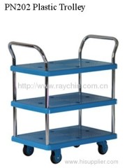 plastic platform trolley