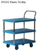 plastic platform trolley