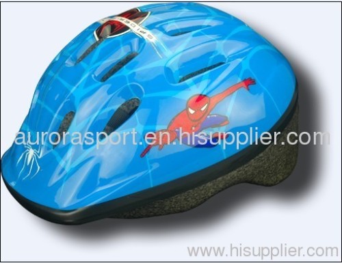 Sport helmet with EPS In-mold shell construction for kids