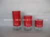 wholesale red glass canisters