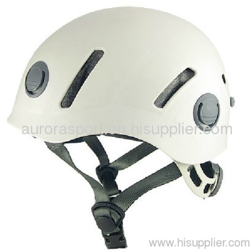 Rock-climbing helmet with EPS In-mold shell construction