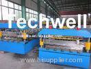 0.3 - 0.8mm Material Thickness Color Steel Roof Roll Forming Machine TW-RWM