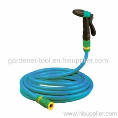 Best PVC garden hose pipe with nozzle set