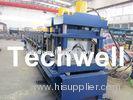 0.3 - 0.7mm Top Hat Cap Tile Roll Forming Machine With PLC Frequency Control System