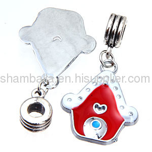 european Christmas House Dangle Charm Wholesale