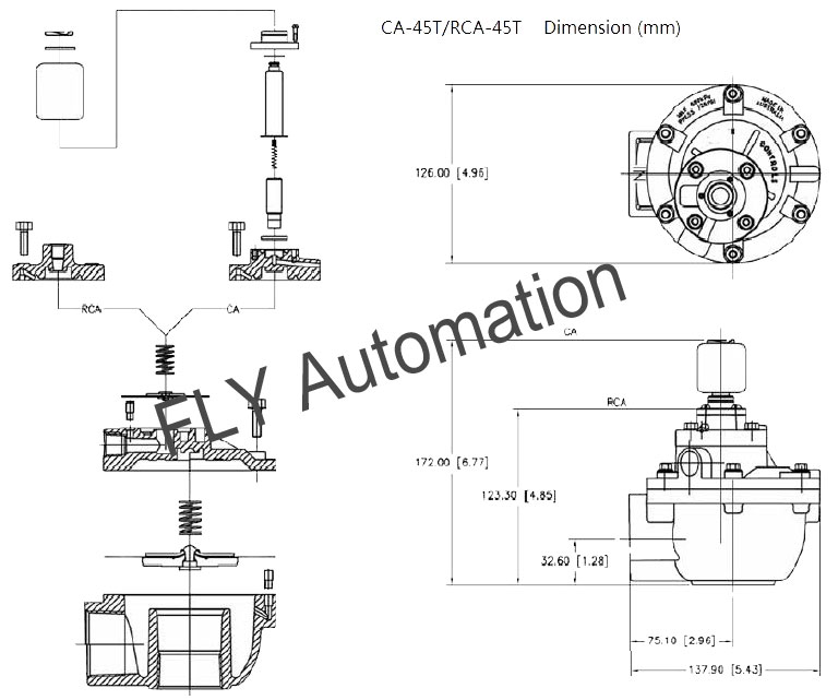 Goyen Dual stage 1 1/2CA-45T Pulse valve