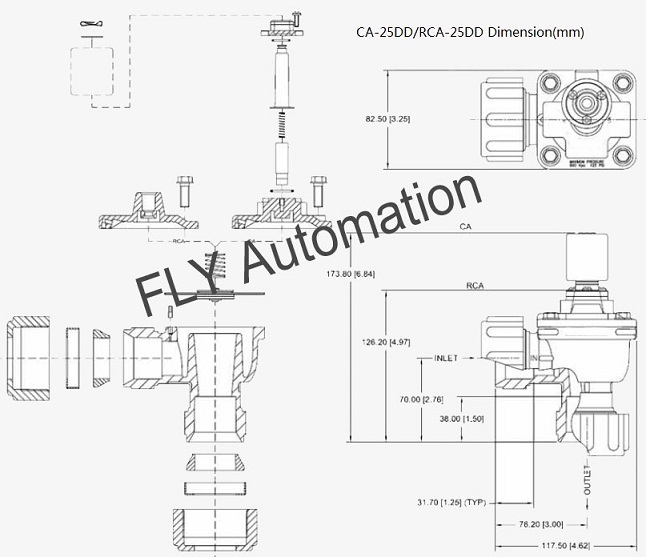 CA-25DD RCA-25DD Goyen DD type 1Pule jet valve